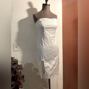 Reformation white mini dress